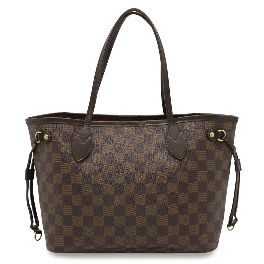 LOUIS VUITTON Damier Neverfull PM Tote Bag Shoulder Handbag N51109: --- Catalog ---Category: SizeWeight: 380g / 13.4oz.Size (HxWxD): 22cm x 36.5cm x 13cm / 8.66'' x 14.37'' x 5.11''Category: DesignType: Shoulder bag, Tote bagColor: BrownStyle: CasualGender: WomenMater