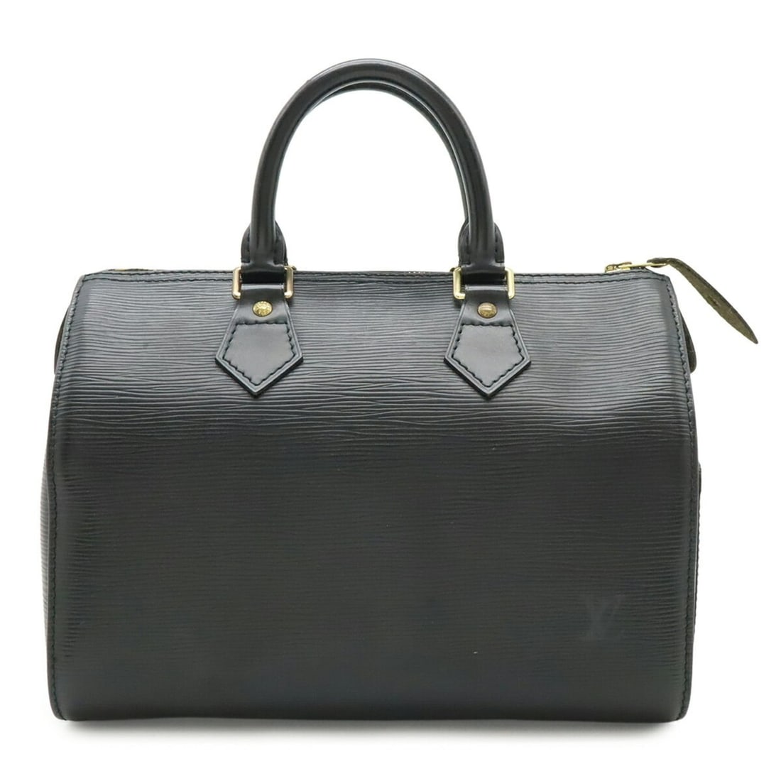 LOUIS VUITTON Epi Speedy 25 Handbag, Noir Black, M59032: --- Catalog ---Category: SizeSize (HxWxD): 19.5cm x 27.5cm x 15cm / 7.67'' x 10.82'' x 5.9''Category: DesignType: HandbagColor: Black, NoirGender: WomenMaterial: Epi leather Category: GeneralMPN: M590