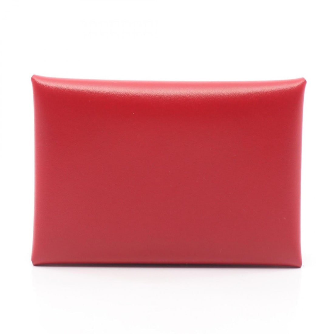 Hermes Calvi Duo Rouge Piment Wallet - Coin Purse Calfskin (Cowhide) Box Calf Leather Women's Red (1 of 11)