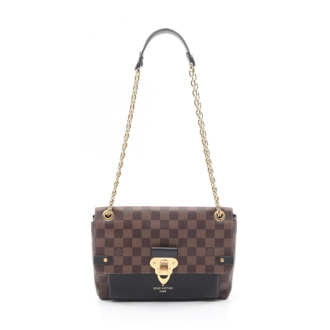 Louis Vuitton Vavin PM Shoulder Bag/Handbag, Coated Canvas and Leather, Damier Pattern, Women's,: --- Catalog ---Category: SizeSize (HxWxD): 17.5cm x 25cm x 9.5cm / 6.88'' x 9.84'' x 3.74''Category: DesignType: Handbag, Shoulder bagColor: Black, Brown, Damier Canvas, NoirGender: WomenMaterial: Coa