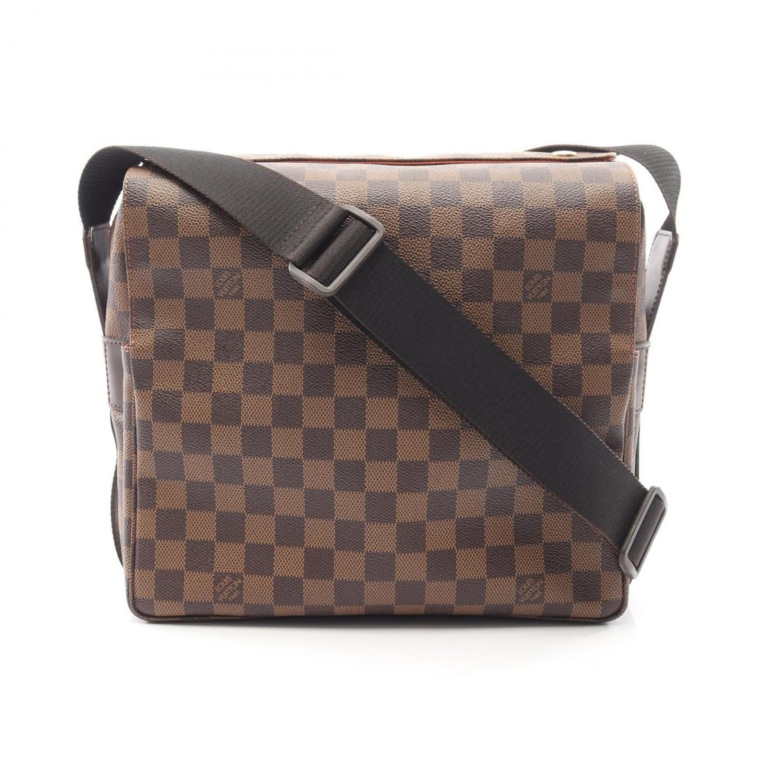 Louis Vuitton Naviglio Shoulder Bag/Handbag, Coated Canvas and Leather, Damier Pattern,: --- Catalog ---Category: SizeSize (HxWxD): 24cm x 27cm / 9.44'' x 10.62''Category: DesignType: Shoulder bagColor: Brown, Damier CanvasGender: Men,WomenMaterial: Coated canvas , Leather Category: Gener