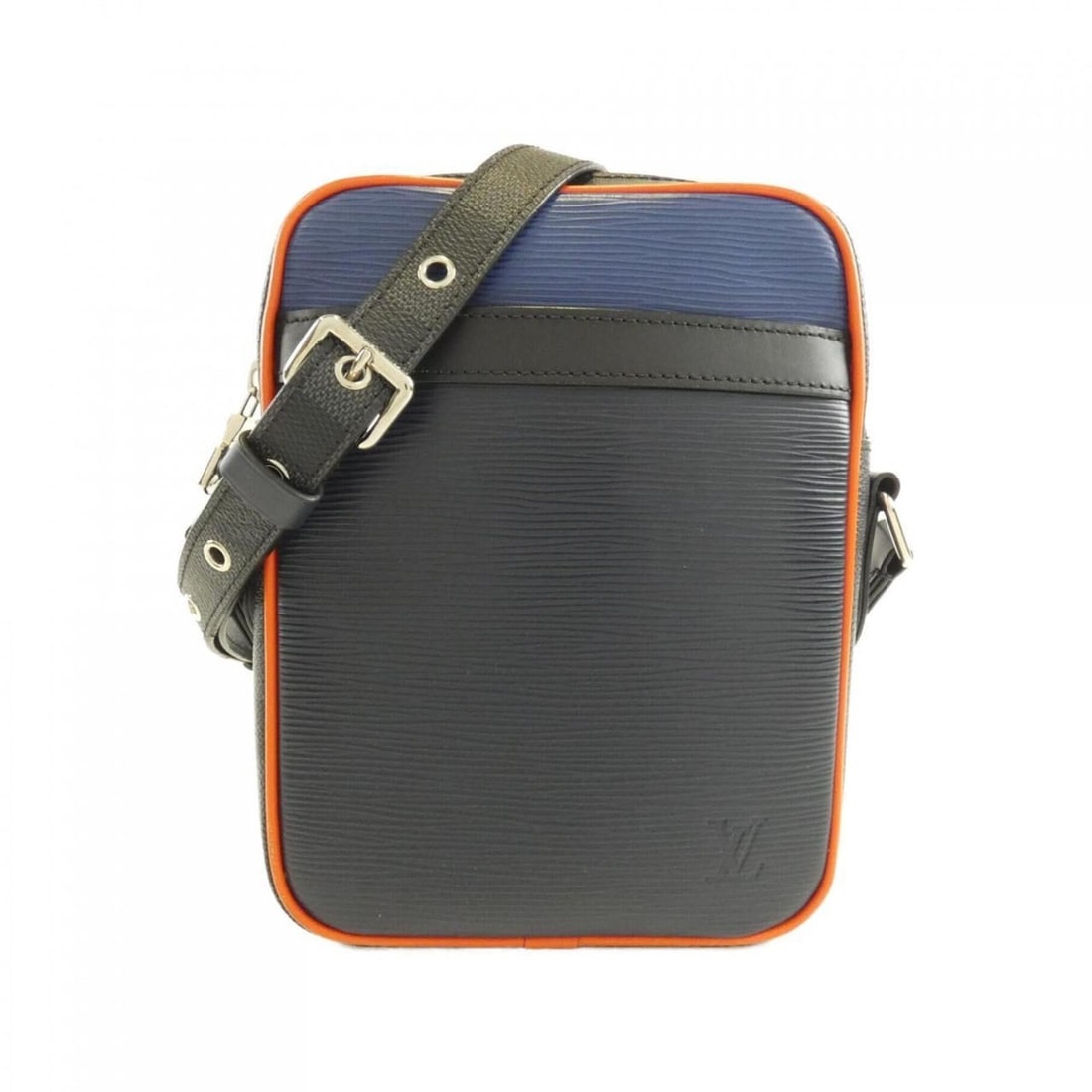 Louis Vuitton Epi + Damier Graphite Danube Slim M51460 Shoulder Bag: --- Catalog ---Category: SizeSize (HxWxD): 21cm x 16cm x 5cm / 8.26'' x 6.29'' x 1.96''Category: DesignType: Shoulder bagColor: Blue, GraphiteGender: Men,WomenMaterial: Coated canvas , Leather Hardwar
