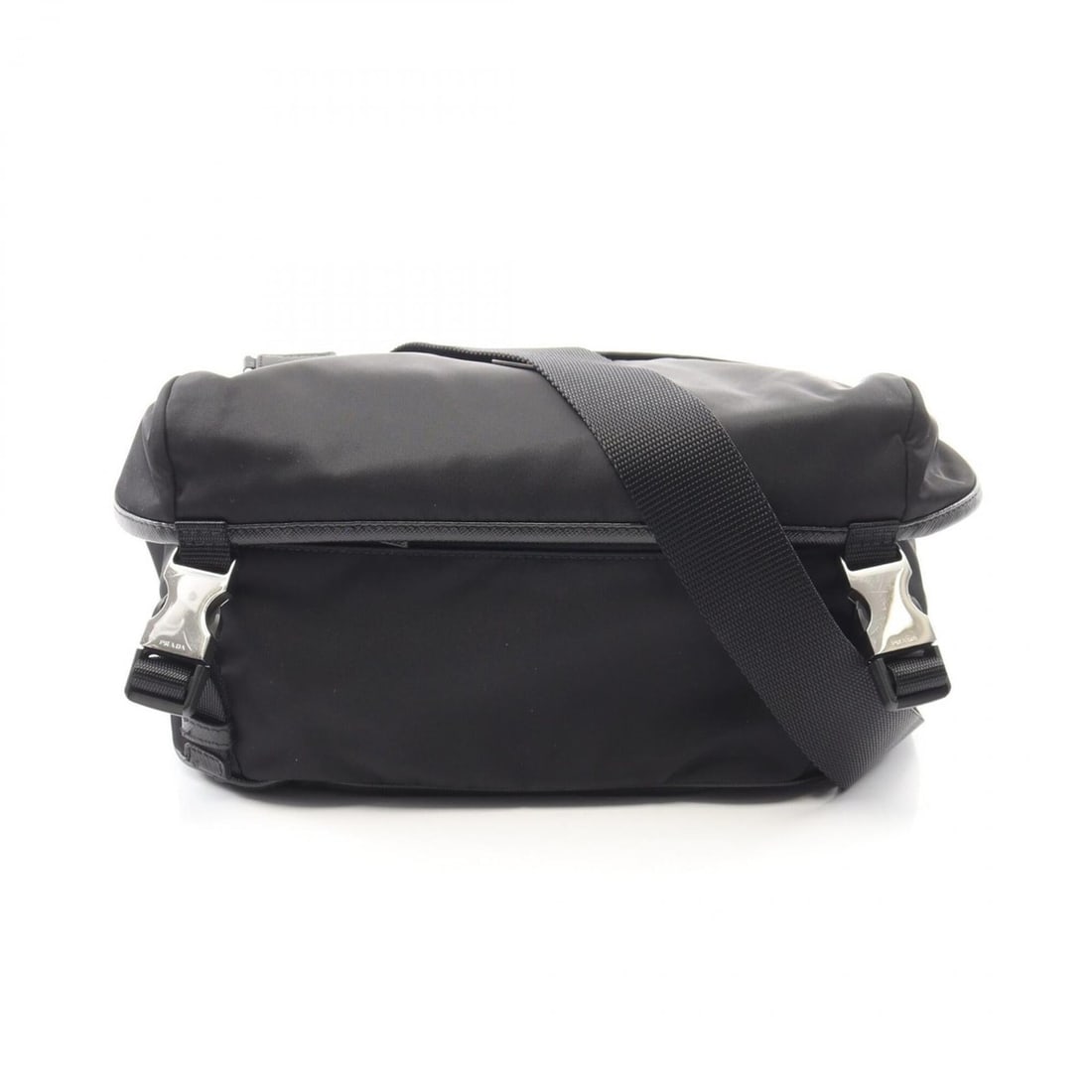 Prada PRADA Re-Nylon Shoulder Bag Handbag Nylon Saffiano Leather Men's Black 2VH994: --- Catalog ---Category: SizeSize (HxWxD): 15cm x 27cm x 13cm / 5.9'' x 10.62'' x 5.11''Category: DesignType: Handbag, Shoulder bagColor: BlackGender: MenMaterial: Nylon , Leather Leather/Fur Type: Sa