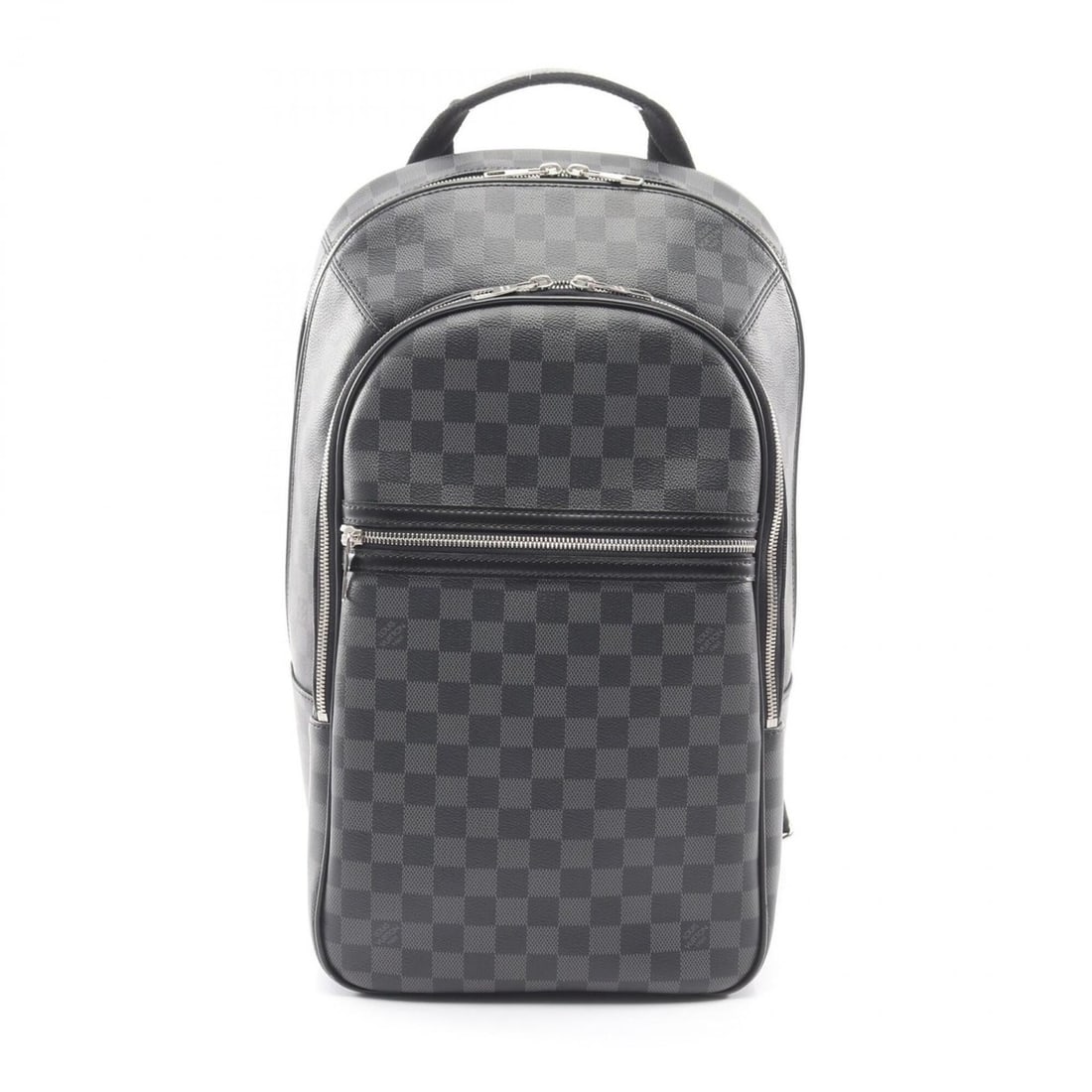 Louis Vuitton Michael Backpack/Handbag, Coated Canvas and Leather, Damier Graphite, Men's, Black,: --- Catalog ---Category: SizeSize (HxWxD): 45cm x 27cm / 17.71'' x 10.62''Category: DesignType: Backpack, HandbagColor: BlackGender: MenMaterial: Coated canvas , PVC , Damier Graphite Category: Genera