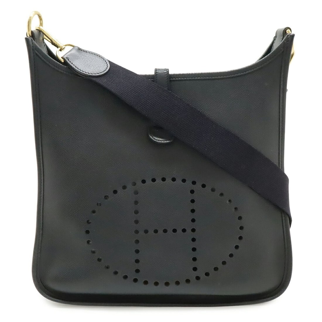 HERMES Evelyne I PM Shoulder Bag, Veau Epsom Leather, Black, ?H Stamp: --- Catalog ---Category: SizeSize (HxWxD): 28cm x 29cm x 8cm / 11.02'' x 11.41'' x 3.14''Category: DesignType: Shoulder bagColor: BlackGender: WomenMaterial: Epsom leather Category: GeneralBrand: Herm