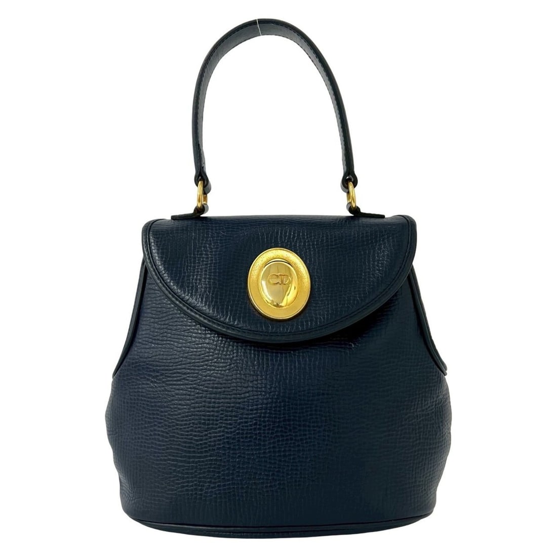 Christian Dior Dior Christian Vintage CD Logo Hardware Leather Handbag Mini Tote Bag Navy 26819: --- Catalog ---Category: SizeSize (HxWxD): 19cm x 20cm x 9.5cm / 7.48'' x 7.87'' x 3.74''Category: DesignType: Handbag, Tote bagColor: NavyGender: WomenMaterial: Leather Category: GeneralBrand: Christ