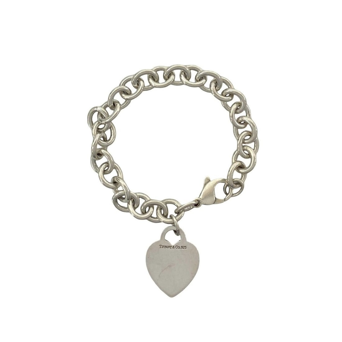 TIFFANY&Co. Tiffany Return to Heart Tag Sterling Silver 925 Chain Bracelet Bangle Accessory 280-2: --- Catalog ---Category: SizeLength: 19.5cm / 7.67''Category: DesignType: Charm braceletColor: SilverGender: WomenMaterial: Silver 925Category: GeneralBrand: Tiffany--- Item List ---Section: Condition