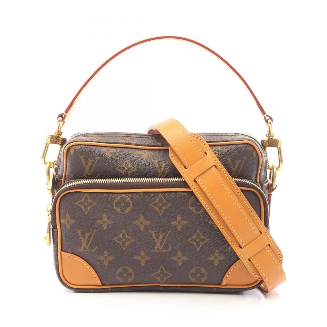 Louis Vuitton Nile Monogram Archive 2-Way Handbag, Coated Canvas and Leather, Pattern, Men's, Brown, (1 of 20)