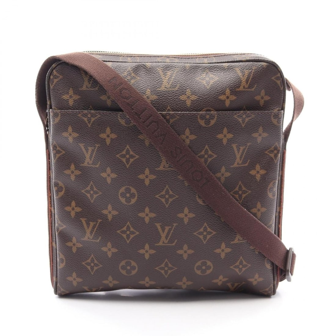 Louis Vuitton Trotteur Bobour Shoulder Bag/Handbag, Coated Canvas and Leather, Monogram Pattern,: --- Catalog ---Category: SizeSize (HxWxD): 27cm x 25cm x 4cm / 10.62'' x 9.84'' x 1.57''Category: DesignType: Handbag, Shoulder bagColor: BrownGender: Men,WomenMaterial: Coated canvas , PVC , Monogram
