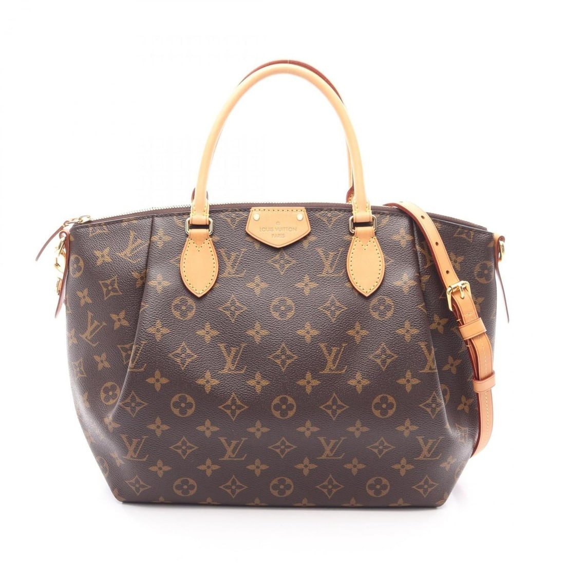 Louis Vuitton Turenne MM Monogram 2-Way Handbag, Coated Canvas Leather, Women's, Brown, M48814: --- Catalog ---Category: SizeSize (HxWxD): 26cm x 27cm x 13cm / 10.23'' x 10.62'' x 5.11''Category: DesignType: HandbagColor: BrownGender: WomenMaterial: PVC , Coated canvas , Leather Category: Genera