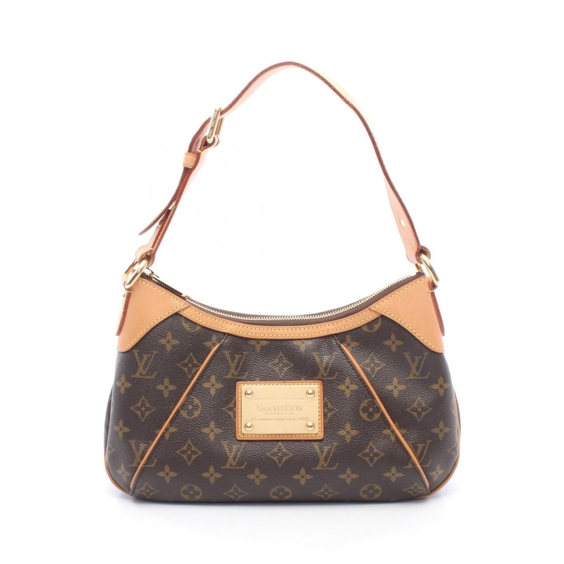 Louis Vuitton Thames GM Shoulder Bag/Handbag, Coated Canvas and Leather, Monogram Pattern, Women's,: --- Catalog ---Category: SizeSize (HxWxD): 22cm x 38cm x 7cm / 8.66'' x 14.96'' x 2.75''Category: DesignType: Handbag, Shoulder bagColor: BrownGender: WomenMaterial: Coated canvas , PVC , Monogram , L