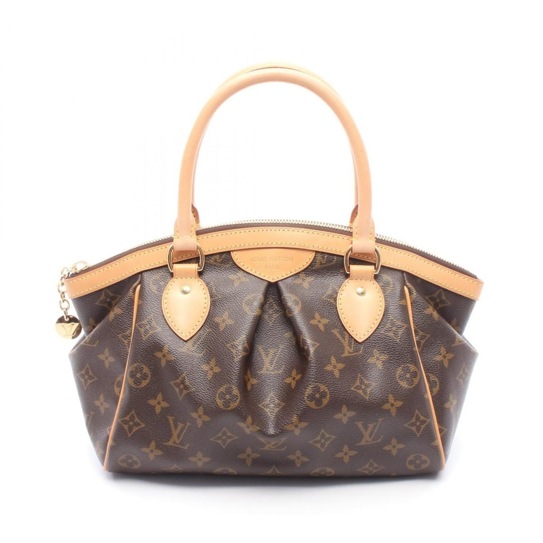 Louis Vuitton Tivoli PM Handbag, Coated Canvas and Leather, Monogram Pattern, Women's, Brown, M40143: --- Catalog ---Category: SizeSize (HxWxD): 22cm x 29cm x 14cm / 8.66'' x 11.41'' x 5.51''Category: DesignType: HandbagColor: BrownGender: WomenMaterial: Coated canvas , PVC , Monogram , Leather Catego