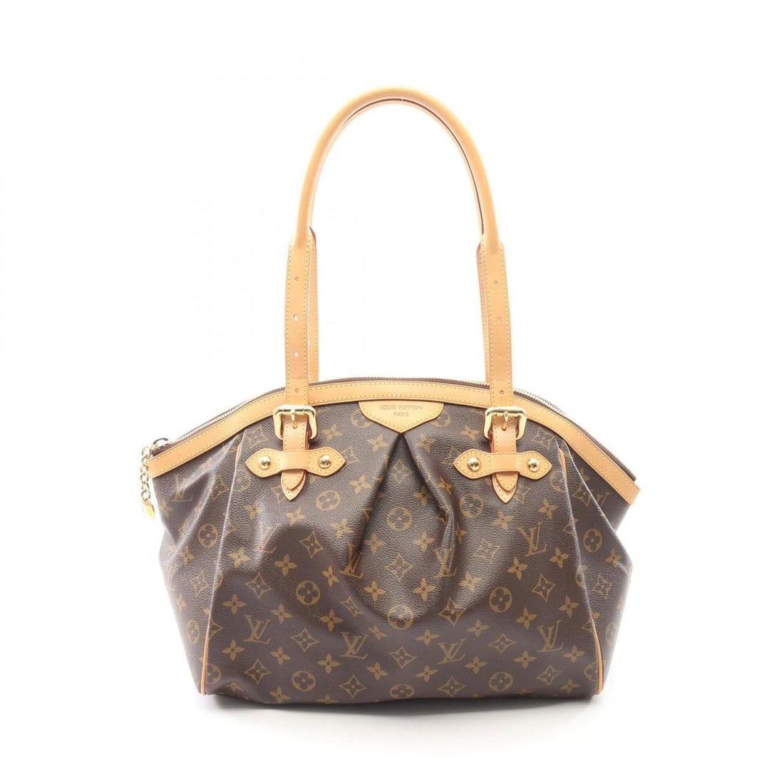 Louis Vuitton Tivoli GM Handbag, Coated Canvas and Leather, Monogram Pattern, Women's, Brown, M40144: --- Catalog ---Category: SizeSize (HxWxD): 27cm x 33cm x 19cm / 10.62'' x 12.99'' x 7.48''Category: DesignType: HandbagColor: BrownGender: WomenMaterial: Coated canvas , PVC , Monogram , Leather Categ