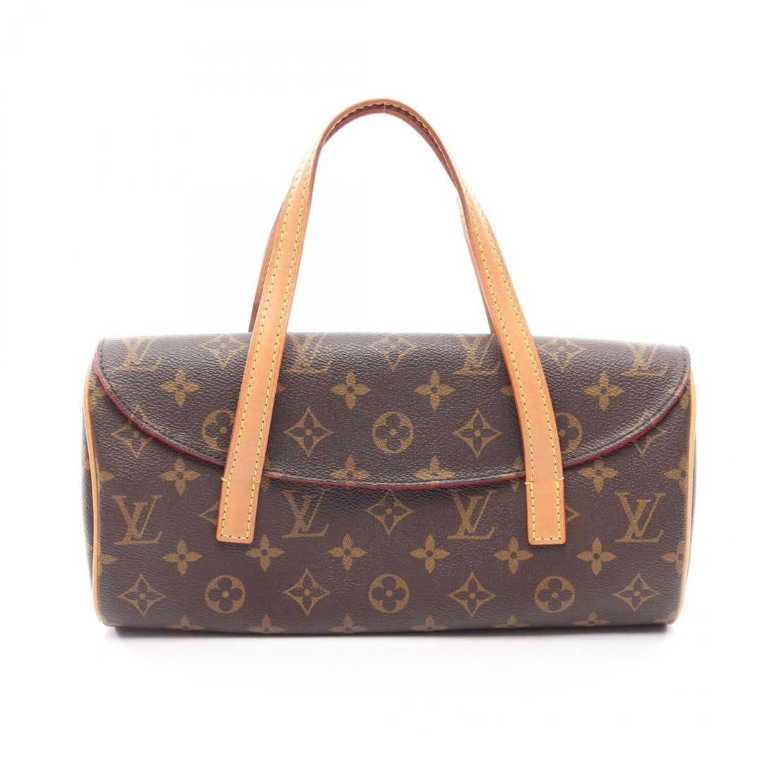 Louis Vuitton Sonatine Handbag, Coated Canvas and Leather, Monogram Pattern, Women's, Brown, M51902: --- Catalog ---Category: SizeSize (HxWxD): 14cm x 28cm x 6cm / 5.51'' x 11.02'' x 2.36''Category: DesignType: HandbagColor: BrownGender: WomenMaterial: Coated canvas , PVC , Monogram , Leather Categor