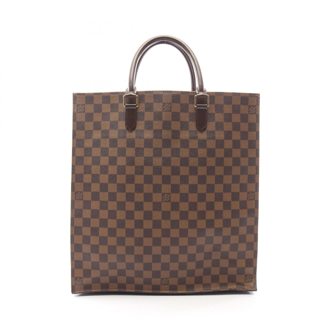 Louis Vuitton Sac Plat Damier Ebene Tote Bag Handbag Coated Canvas Leather Women's Brown N51140: --- Catalog ---Category: SizeSize (HxWxD): 38cm x 36cm x 8.5cm / 14.96'' x 14.17'' x 3.34''Category: DesignType: Handbag, Tote bagColor: BrownGender: WomenMaterial: Coated canvas , PVC , Leather