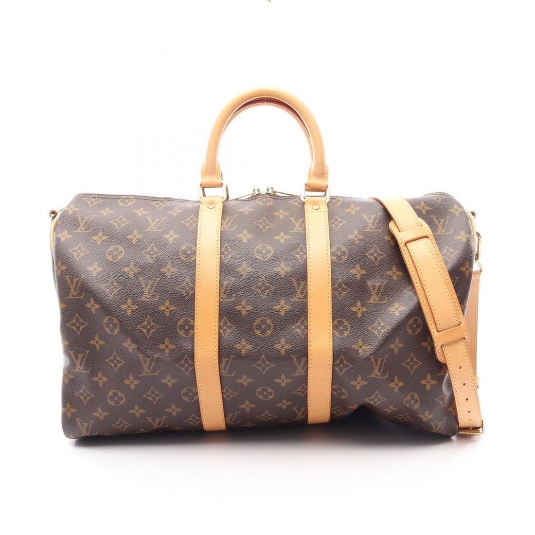 Louis Vuitton Keepall Bandoulière 45 2-Way Boston Bag/Handbag, Coated Canvas and Leather, Monogram: --- Catalog ---Category: SizeSize (HxWxD): 26cm x 46cm x 20cm / 10.23'' x 18.11'' x 7.87''Category: DesignType: Boston bag, HandbagColor: BrownGender: Men,WomenMaterial: Coated canvas , PVC , Monogram