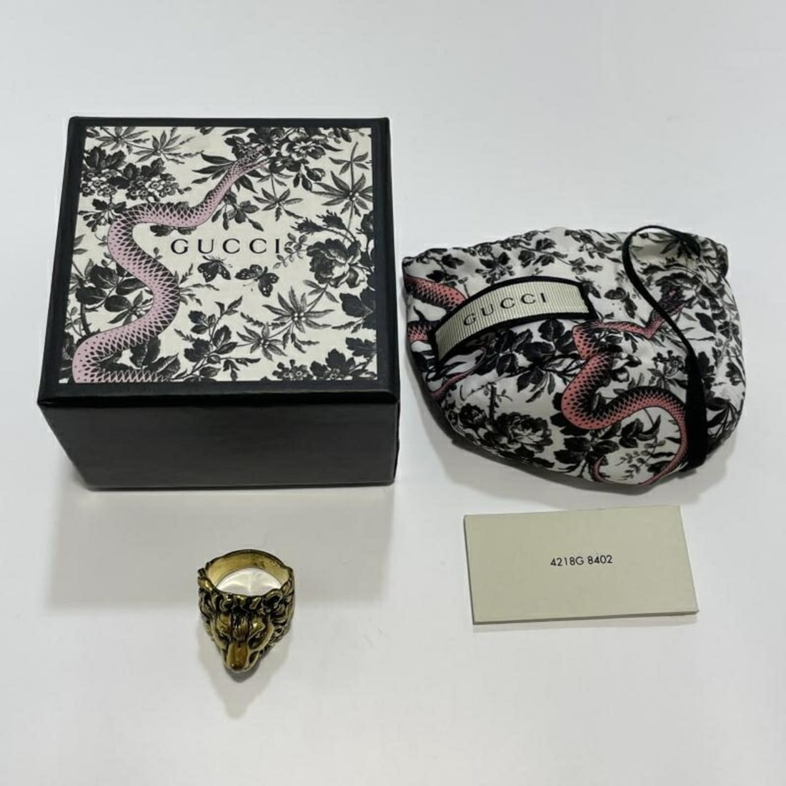 GUCCI Lion Head Ring - 2