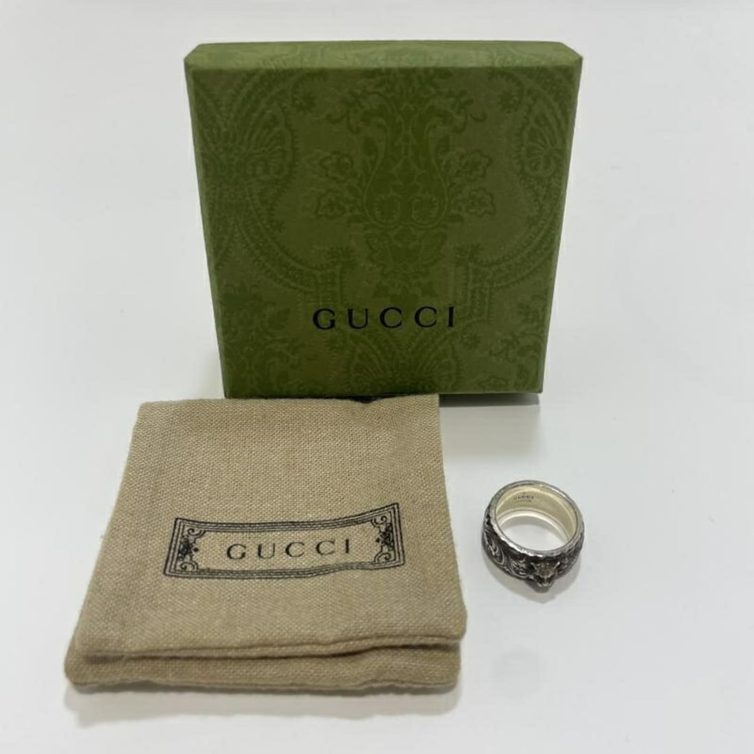 GUCCI Cat Head Ring, Silver (Ag925) - 5