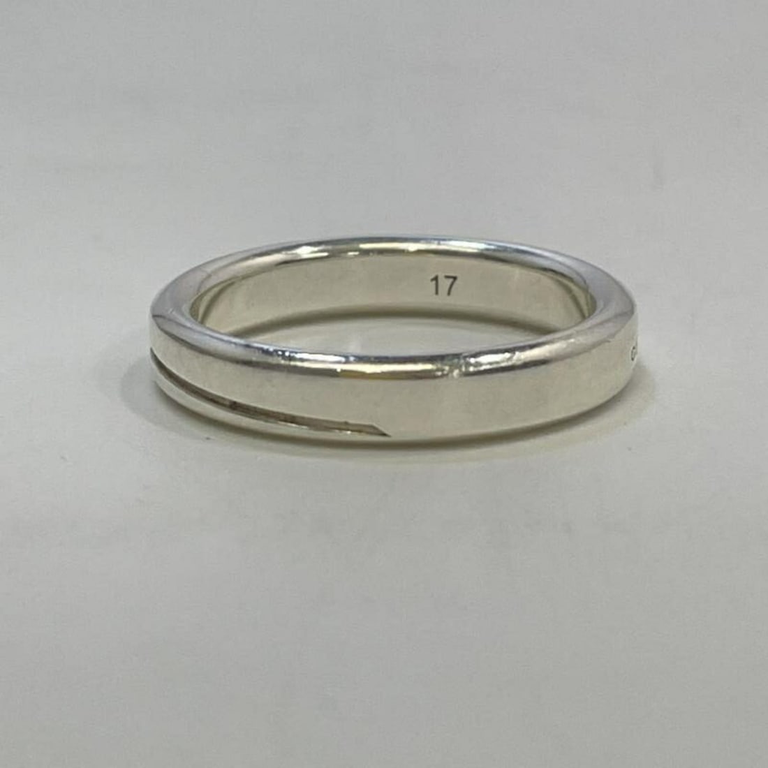 GUCCI Diagonal Interlocking G Ring, Gucci Ag925 - 2