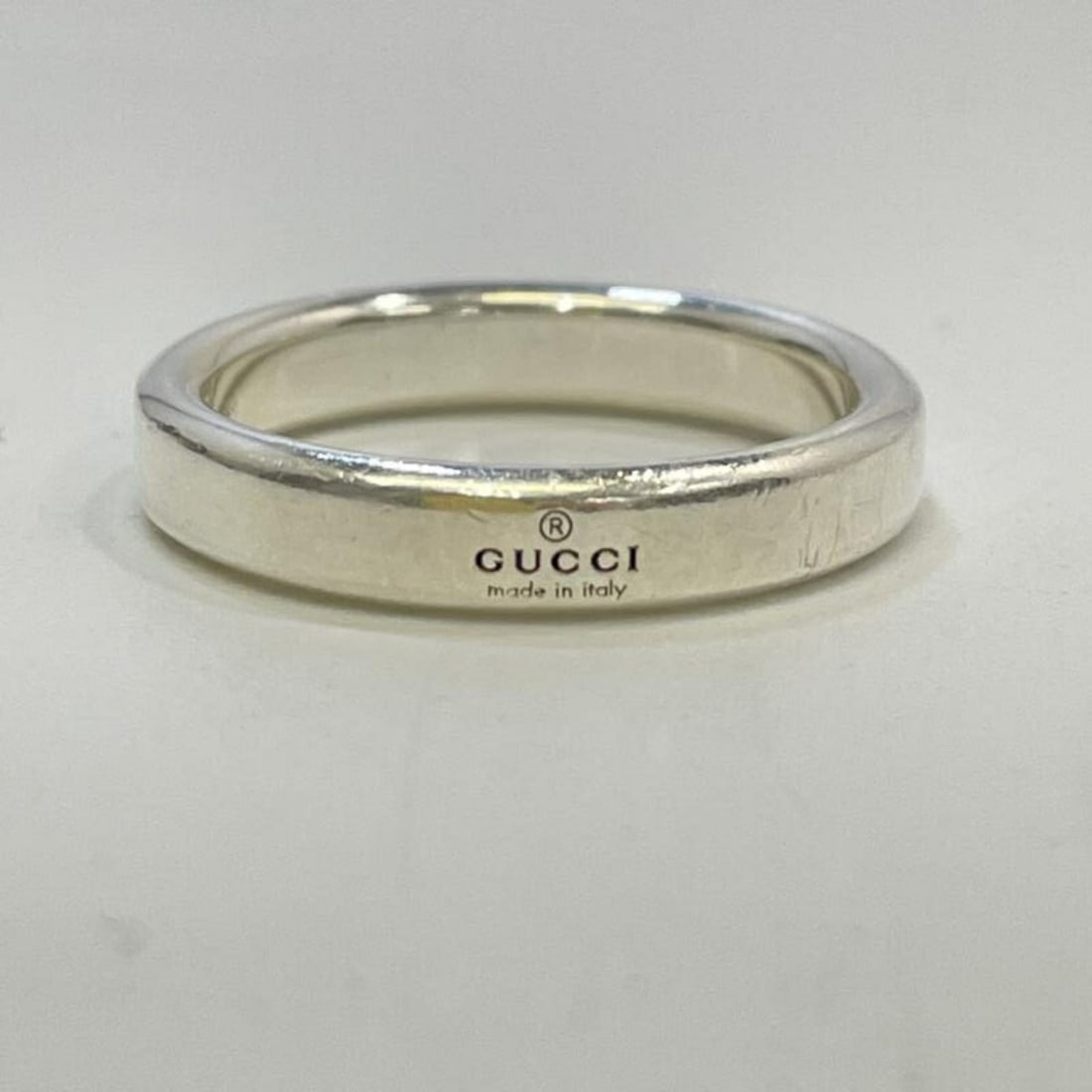 GUCCI Diagonal Interlocking G Ring, Gucci Ag925 - 4