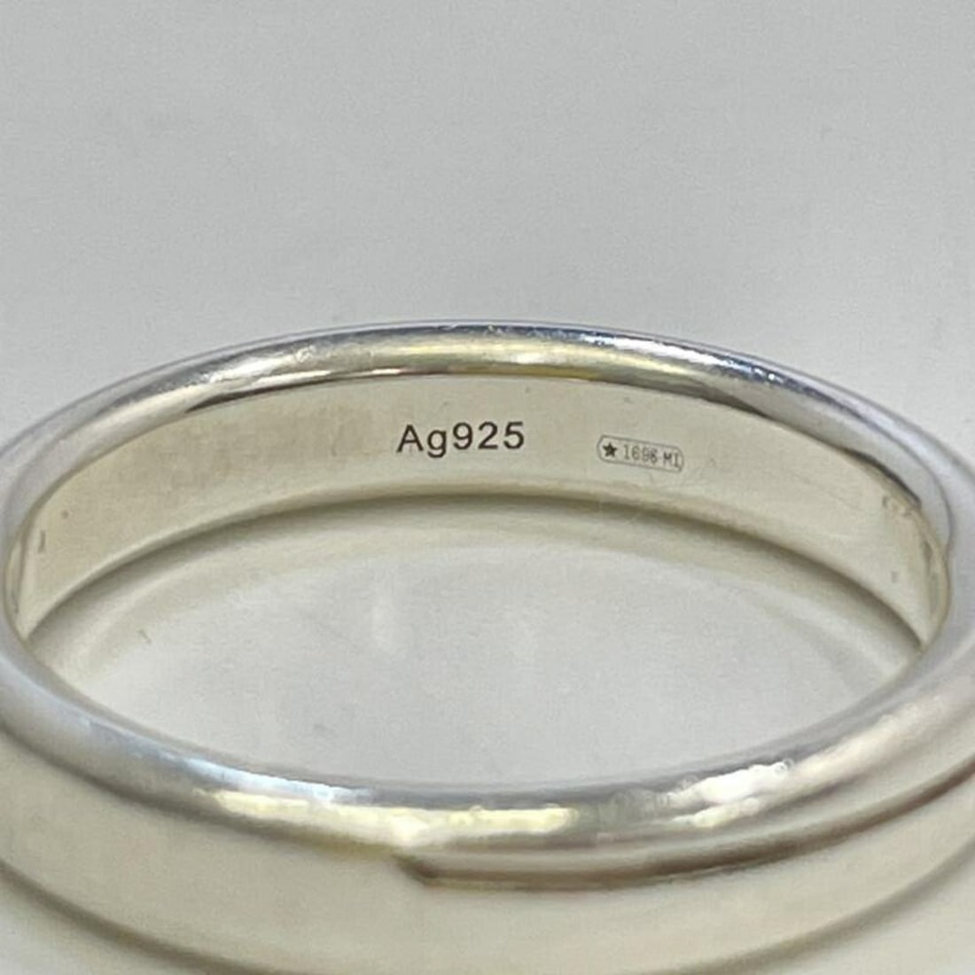 GUCCI Diagonal Interlocking G Ring, Gucci Ag925 - 5