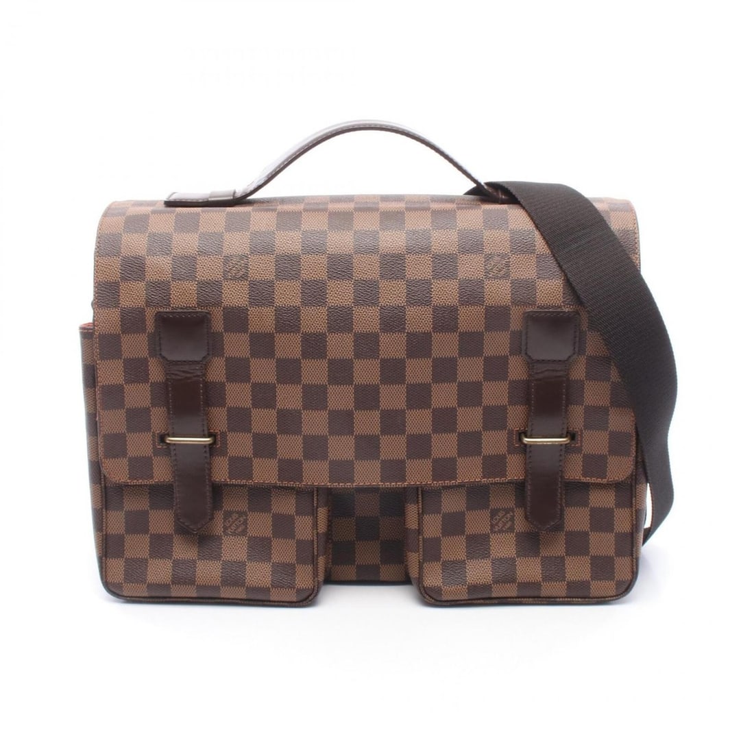 Louis Vuitton Broadway 2-Way Shoulder Bag/Handbag, Coated Canvas and Leather, Damier Pattern,: --- Catalog ---Category: SizeSize (HxWxD): 24cm x 35cm x 9cm / 9.44'' x 13.77'' x 3.54''Strap Length: 72cm - 132cm / 28.34'' - 51.96''Handle Length: 20cm / 7.87''Category: DesignType: Handbag, Shoulde