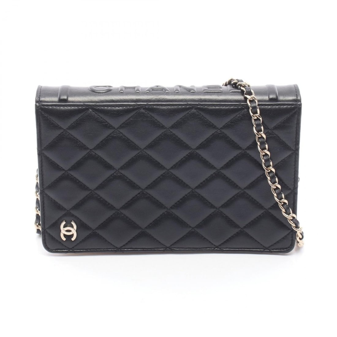 Chanel BOOK Matelassé Shoulder Bag/Handbag, Lambskin Leather, Women's, Black/White, AP2952: --- Catalog ---Category: SizeSize (HxWxD): 12cm x 19cm x 4cm / 4.72'' x 7.48'' x 1.57''Category: DesignType: Handbag, Shoulder bagColor: Black, WhiteGender: WomenMaterial: Leather Hardware Color: Gold