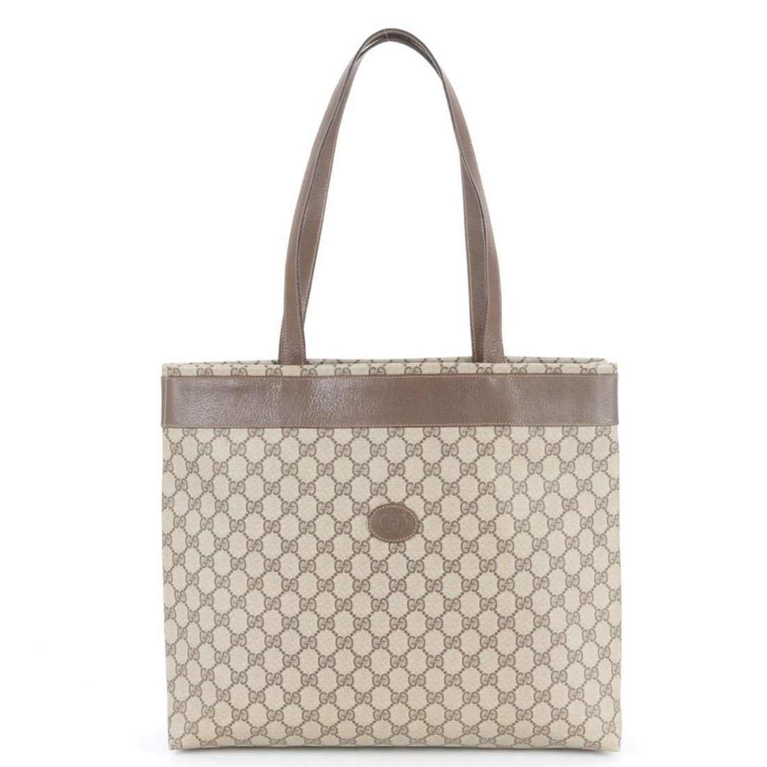 Gucci GG Supreme 41.02.109 Leather Tote Bag, Handbag, Shoulder Brown, Men's: --- Catalog ---Category: SizeSize (HxWxD): 34cm x 38cm x 8cm / 13.38'' x 14.96'' x 3.14''Handle Length: 62cm / 24.4''Category: DesignType: Handbag, Tote bagColor: BrownGender: Men,WomenMaterial: GG Su