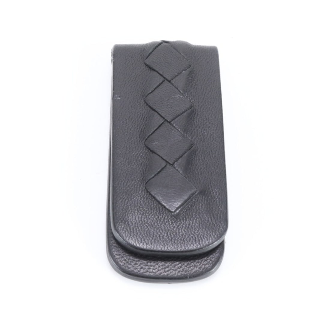 Bottega Veneta Intrecciato Leather Money Clip Wallet, Black, Brand Name, Men's: --- Catalog ---Category: SizeSize (HxWxD): 7cm x 3cm / 2.75'' x 1.18''Category: DesignType: Money clipColor: BlackGender: MenMaterial: Leather Category: GeneralLine: IntrecciatoBrand: Bottega VenetaCo