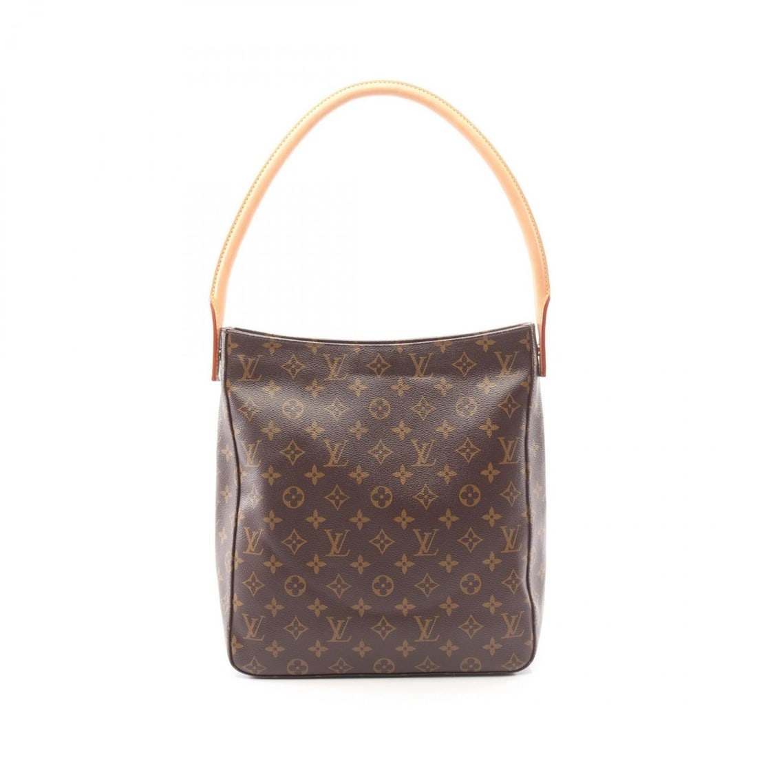 Louis Vuitton Looping GM Shoulder Bag/Handbag, Coated Canvas and Leather, Monogram Pattern, Women's,: --- Catalog ---Category: SizeSize (HxWxD): 31cm x 28.5cm x 11cm / 12.2'' x 11.22'' x 4.33''Strap Length: 62cm / 24.4''Category: DesignType: Handbag, Shoulder bagColor: BrownGender: WomenMaterial: Coat