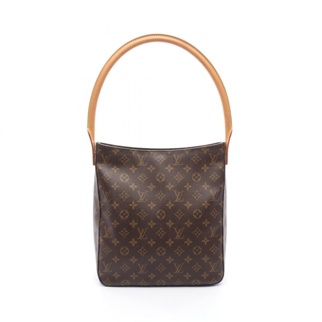 Louis Vuitton Looping GM Shoulder Bag/Handbag, Coated Canvas and Leather, Monogram Pattern, Women's,: --- Catalog ---Category: SizeSize (HxWxD): 31cm x 28.5cm x 11cm / 12.2'' x 11.22'' x 4.33''Strap Length: 62cm / 24.4''Category: DesignType: Handbag, Shoulder bagColor: BrownGender: WomenMaterial: Coat