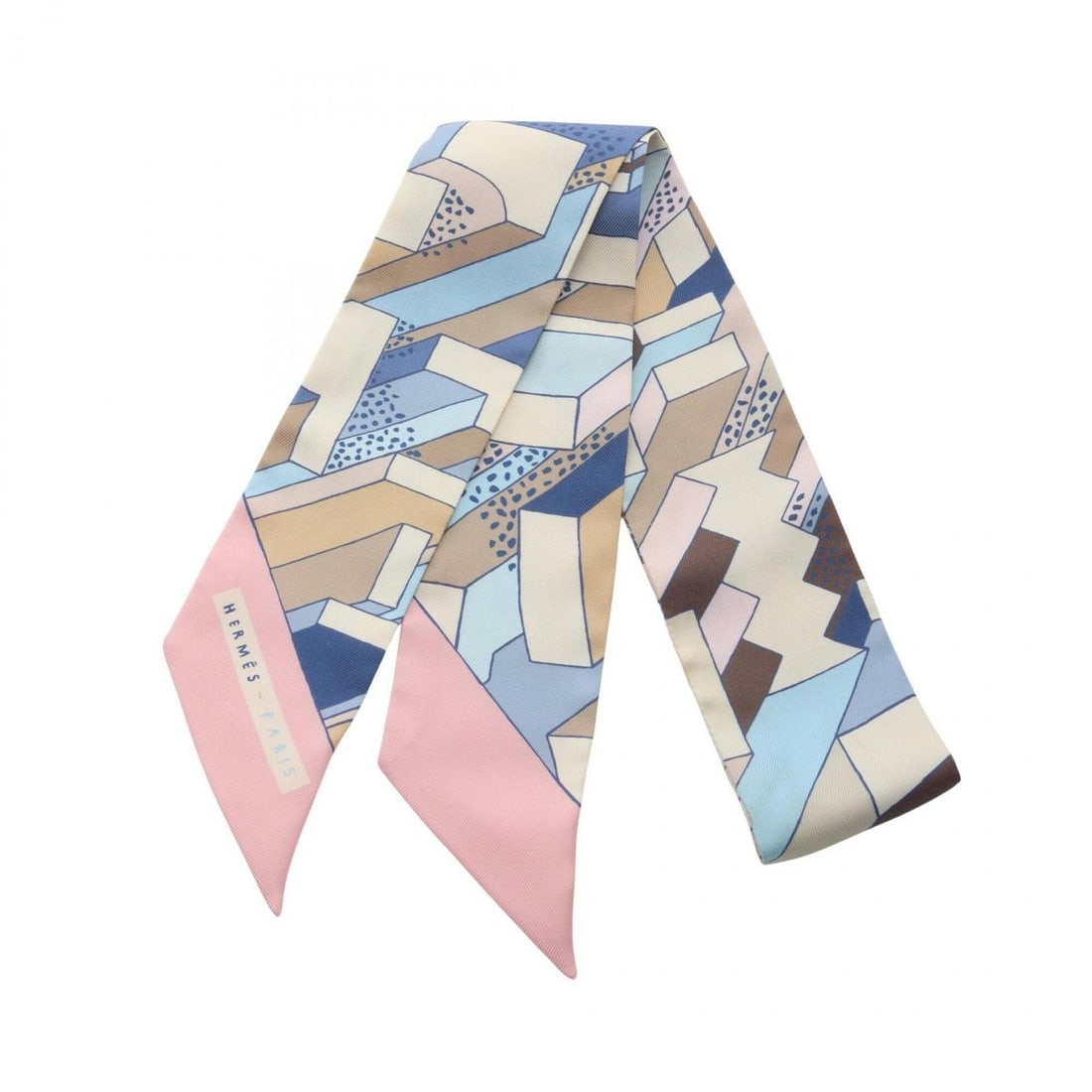 Hermes Twilly ON A SUMMER DAY Scarf/Muffler, Silk, Women's, Pink/Multicolor: --- Catalog ---Category: SizeSize (LxW): 85cm x 5cm / 33.46'' x 1.96''Category: DesignType: ScarfColor: Multi-color, PinkGender: WomenMaterial: Silk Category: GeneralBrand: Hermes--- Item List ---Sect