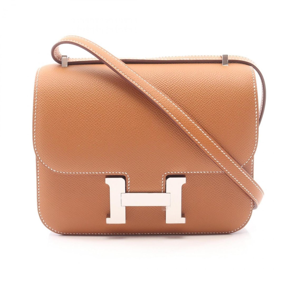 Hermes Constance 3 Mini Shoulder Bag/Handbag, Leather, Calfskin (Cowhide), Veau Epsom, Women's,: --- Catalog ---Category: SizeSize (HxWxD): 15cm x 18cm / 5.9'' x 7.08''Category: DesignType: Shoulder bagColor: BrownGender: WomenMaterial: Epsom leather Category: GeneralMPN: 083905CKBrand: Hermes---