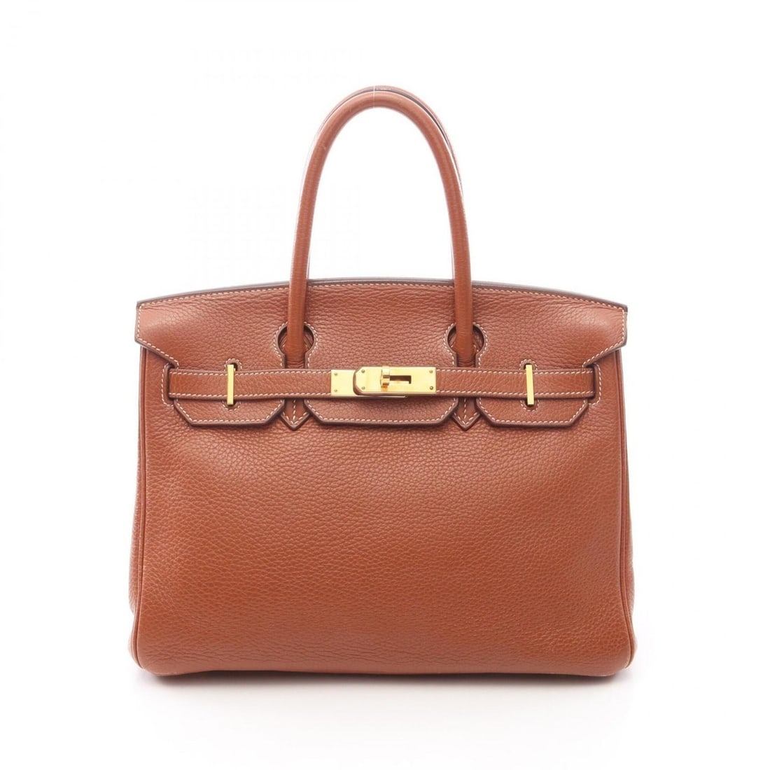 Hermes Birkin 30 Handbag, Leather, Taurillon Clemence Women's, Brown: --- Catalog ---Category: SizeSize (HxWxD): 24cm x 30cm x 15cm / 9.44'' x 11.81'' x 5.9''Category: DesignType: HandbagColor: Brown, GoldGender: WomenMaterial: Taurillon clemence leather , Leather Categ