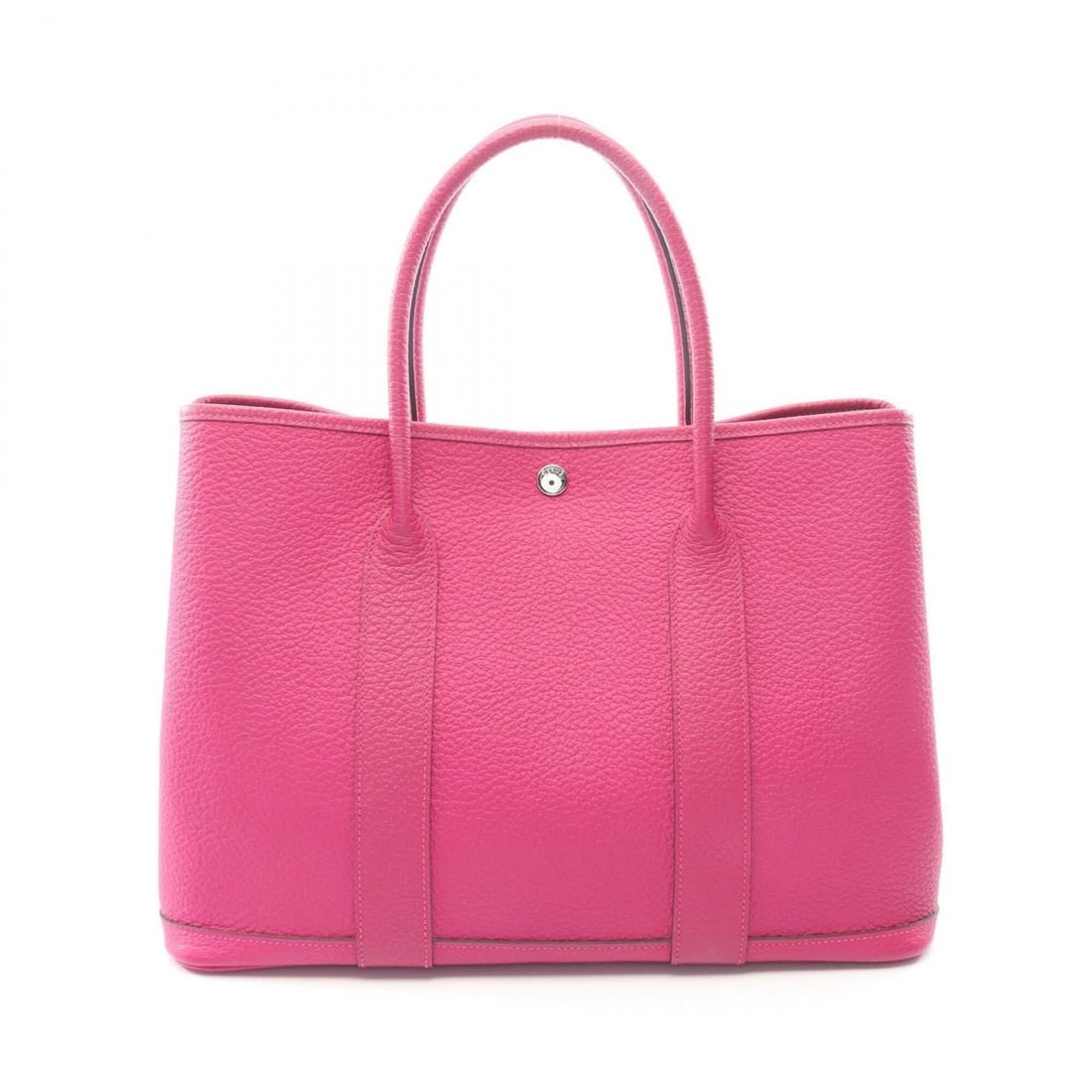 Hermes Garden Party PM Tote Bag Handbag Leather Vache Country Women's Pink: --- Catalog ---Category: SizeSize (HxWxD): 25cm x 36cm x 17cm / 9.84'' x 14.17'' x 6.69''Category: DesignType: Handbag, Tote bagColor: PinkGender: WomenMaterial: Country leather , Leather Category: Ge