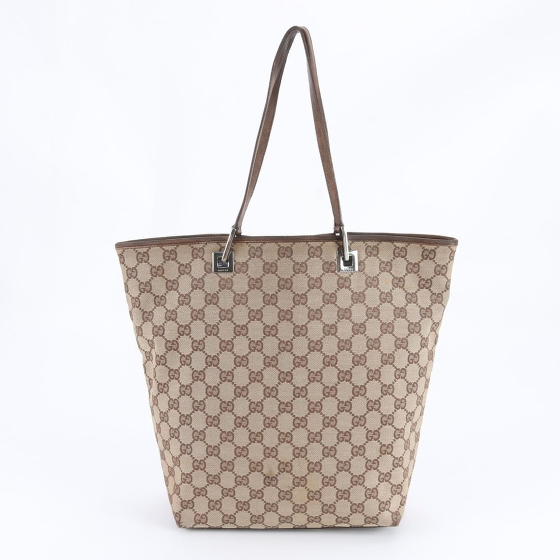 Gucci GG Canvas 31243 Leather Tote Bag, Handbag, Shoulder Brown, Women's: --- Catalog ---Category: SizeSize (HxWxD): 32cm x 24cm x 11cm / 12.59'' x 9.44'' x 4.33''Strap Length: 51cm / 20.07''Category: DesignType: Handbag, Tote bagColor: BrownGender: WomenMaterial: GG canvas