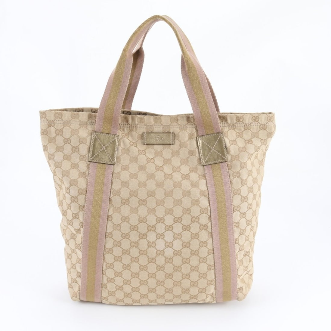 Gucci GG Canvas Sherry Line 189669 Leather Tote Bag, Handbag, Shoulder Women's: --- Catalog ---Category: SizeSize (HxWxD): 36cm x 33cm x 13cm / 14.17'' x 12.99'' x 5.11''Handle Length: 48cm / 18.89''Category: DesignType: Handbag, Tote bagColor: Beige, GoldGender: WomenMaterial: G