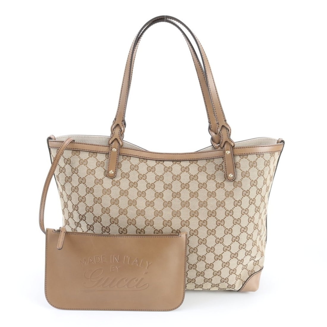 Gucci GG Canvas 247209 Leather Tote Bag, Handbag, Shoulder Women's: --- Catalog ---Category: SizeSize (HxWxD): 27cm x 34cm x 16cm / 10.62'' x 13.38'' x 6.29''Handle Length: 50cm / 19.68''Category: DesignType: Handbag, Tote bagColor: Beige, BrownGender: WomenMaterial: 
