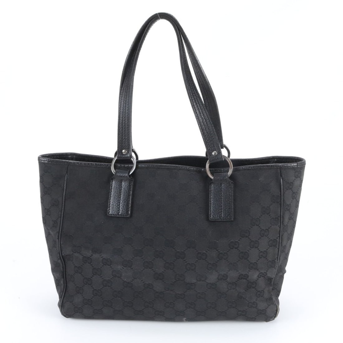 Gucci GG Canvas 113017 Leather Tote Bag, Handbag, Shoulder Black, Women's: --- Catalog ---Category: SizeSize (HxWxD): 26cm x 32cm x 12cm / 10.23'' x 12.59'' x 4.72''Handle Length: 51cm / 20.07''Category: DesignType: Handbag, Tote bagColor: BlackGender: WomenMaterial: Leather
