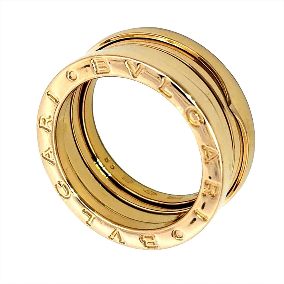 Bvlgari Bulgari B.zero1 3-band ring, size #53, 18K yellow gold, 9.5g. (1 of 12)