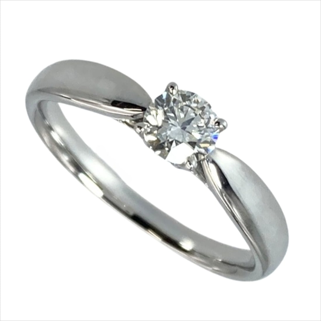 Tiffany & Co. Harmony engagement ring for women, featuring a 0.26ct diamond, approximately 3.2g, set: --- Catalog ---Category: SizeJP Size: ?US Size: 4.5Category: DesignType: Band ringGender: WomenMaterial: Platinum, Platinum 950Category: GeneralBrand: Tiffany--- Item List ---Section: ConditionRanking