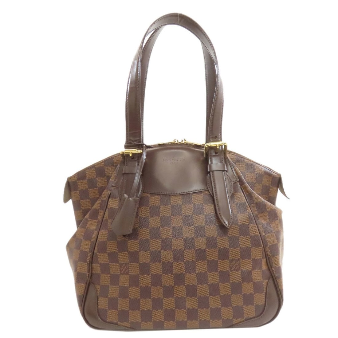 Louis Vuitton N41118 Verona MM Tote Bag, Damier Canvas, Women's LOUIS VUITTON: --- Catalog ---Category: SizeSize (HxWxD): 30cm x 38cm x 19cm / 11.81'' x 14.96'' x 7.48''Category: DesignType: Tote bagColor: Damier Canvas, EbeneGender: WomenMaterial: Damier Canvas Category: Genera