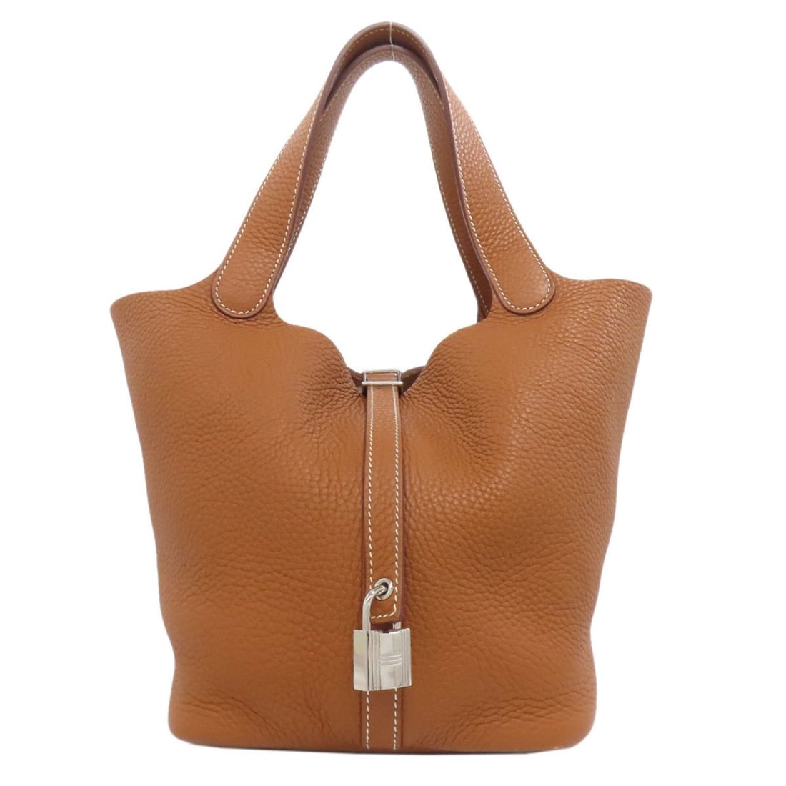 Hermes Hermès Picotin Lock MM Gold and Silver Hardware Handbag, Taurillon, Women's: --- Catalog ---Category: SizeSize (HxWxD): 21cm x 18cm x 23cm / 8.26'' x 7.08'' x 9.05''Category: DesignType: HandbagColor: GoldGender: WomenCategory: GeneralBrand: Hermes--- Item List ---Section: Con