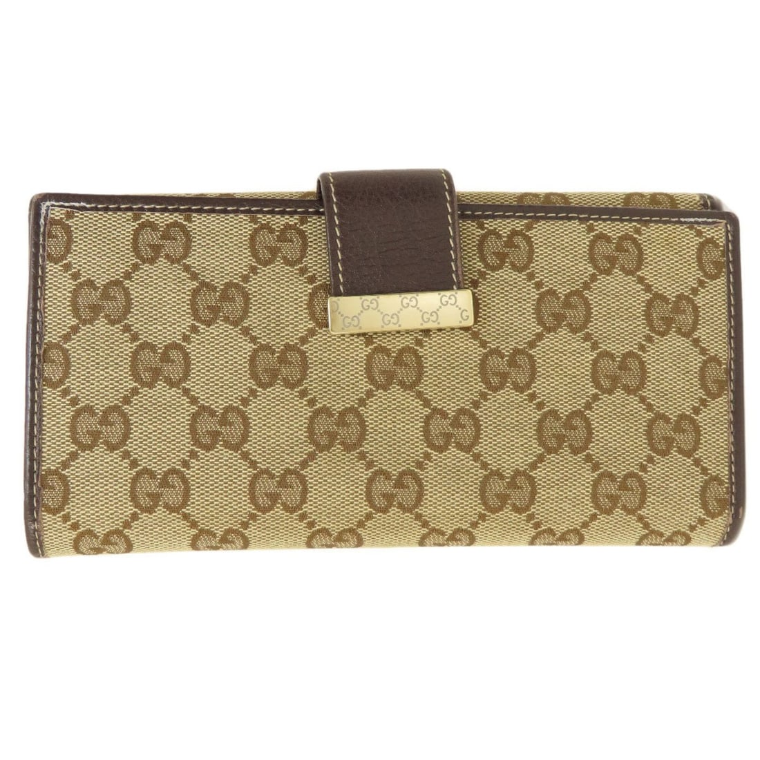 GUCCI 212089 GG Long Wallet Canvas Women's (1 of 17)