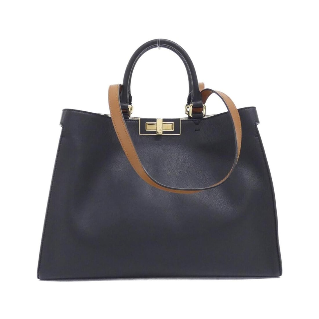 Fendi Peekaboo X Tote 8BH377 ABHS Handbag: --- Catalog ---Category: SizeSize (HxWxD): 25cm x 34.5cm x 13cm / 9.84'' x 13.58'' x 5.11''Category: DesignType: HandbagColor: BlackGender: WomenMaterial: Leather Hardware Color: GoldLeather/Fur Type: