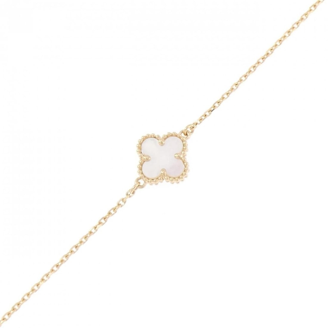 Van Cleef & Arpels Sweet Alhambra Bracelet: --- Catalog ---Category: SizeLength: 16cm - 17.5cm / 6.29'' - 6.88''Category: DesignType: Charm braceletGender: WomenMaterial: Yellow gold (18K)Category: GeneralMPN: VCARF68800Brand: Van Cleef & Arpel