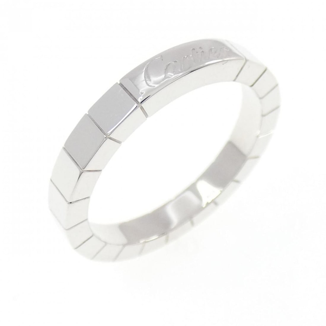 Cartier Lanieres Ring: --- Catalog ---Category: SizeUS Size: 7Brand Size: 54Category: DesignType: Band ringGender: WomenMaterial: White gold (18K)Category: GeneralMPN: B4045000Brand: Cartier--- Item List ---Section: Conditi