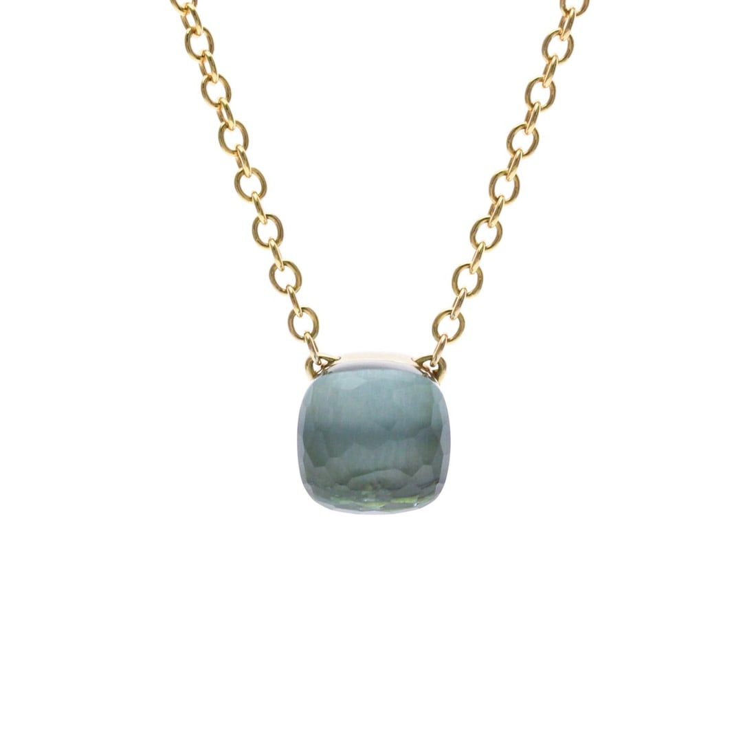 Pomellato Nude Petite Necklace Pink Gold (18K) Topaz Men,Women Fashion Pendant Necklace (Pink Gold): --- Catalog ---Category: SizeWeight: 6.1g / 0.21oz.Pendant Size: 8.6mm x 8.6mm / 0.33'' x 0.33''Neck Circumference: 38.5 cm - 42.5 cm / 15.15'' - 16.73''Category: DesignColor: Pink goldMetal: