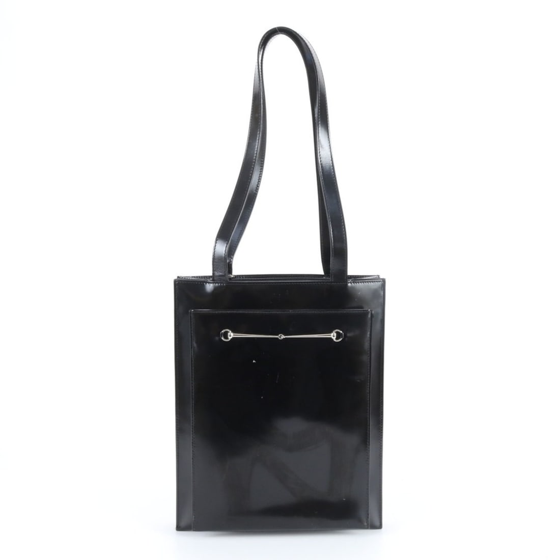 Gucci Horsebit Leather Shoulder Bag, Tote Black, Brand Name, Women's: --- Catalog ---Category: SizeSize (HxWxD): 30cm x 25cm x 1cm / 11.81'' x 9.84'' x 0.39''Category: DesignType: Shoulder bag, Tote bagColor: BlackGender: WomenMaterial: Leather Category: GeneralBrand: G