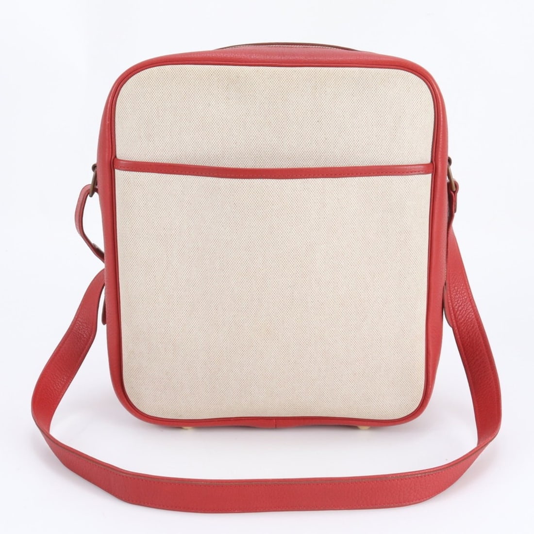 Hermes Victoria Toile H Leather Shoulder Bag, Crossbody Bag for Women: --- Catalog ---Category: SizeSize (HxWxD): 32cm x 28cm x 13cm / 12.59'' x 11.02'' x 5.11''Category: DesignType: Shoulder bagColor: Beige, Red colorGender: WomenMaterial: Canvas , Leather Category: Gen
